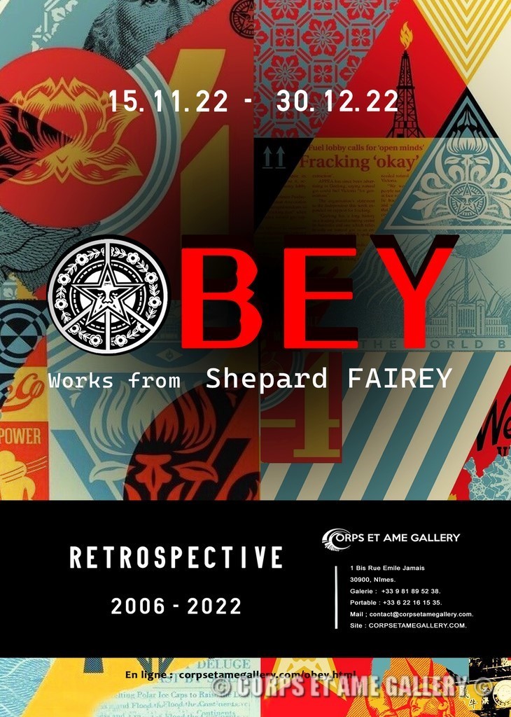 RETROSPECTIVE OBEY / EXPOSITION SHEPARD FAIREY.