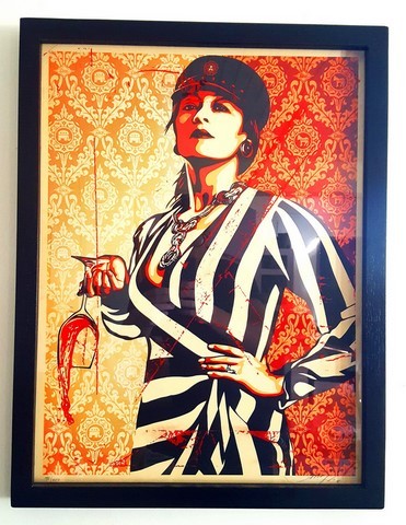 these parties disgust me, shepard fairey, obey sérigraphie