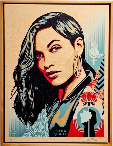 POWER AND EQUALITY / SHEPARD FAIREY.