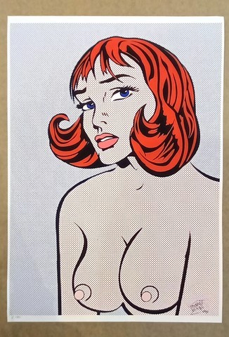 "WOW" SEXY WOMAN  (Roy Lichtenstein) / TUSHIKUNI.